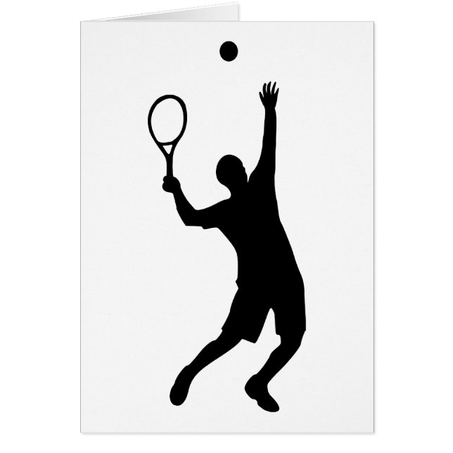 Tennis Hälsningskort (Framsidan)
