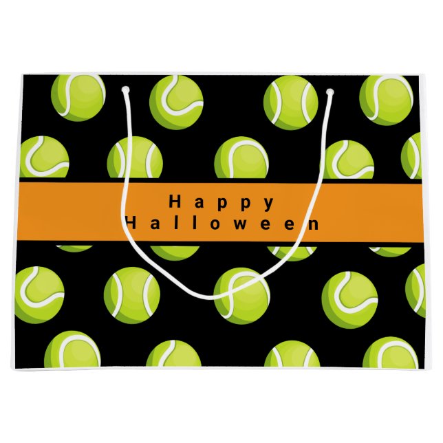 Tennis Happy halloween med boll överallt (Framsidan)