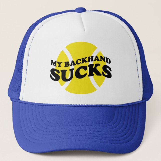 Tennis-hattar för manar, kvinnor och - lustig slog truckerkeps (Framsida)