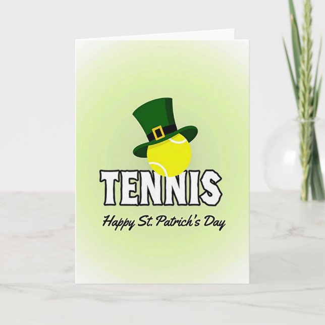 Tennis Hattmönsterkort Kort (Framsida)