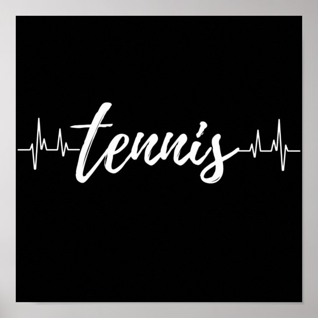 Tennis Heartslag. Poster (Framsidan)