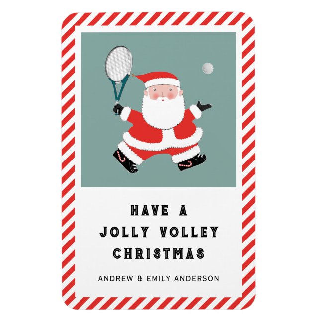 Tennis Holiday Presentkort Magnet (Vertikal)