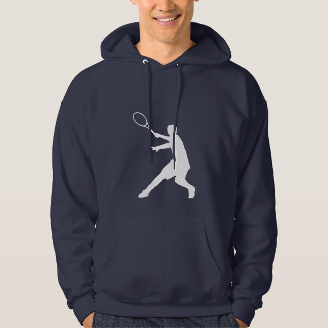 Tennis hoodie med coolans logotyp design (Framsida)