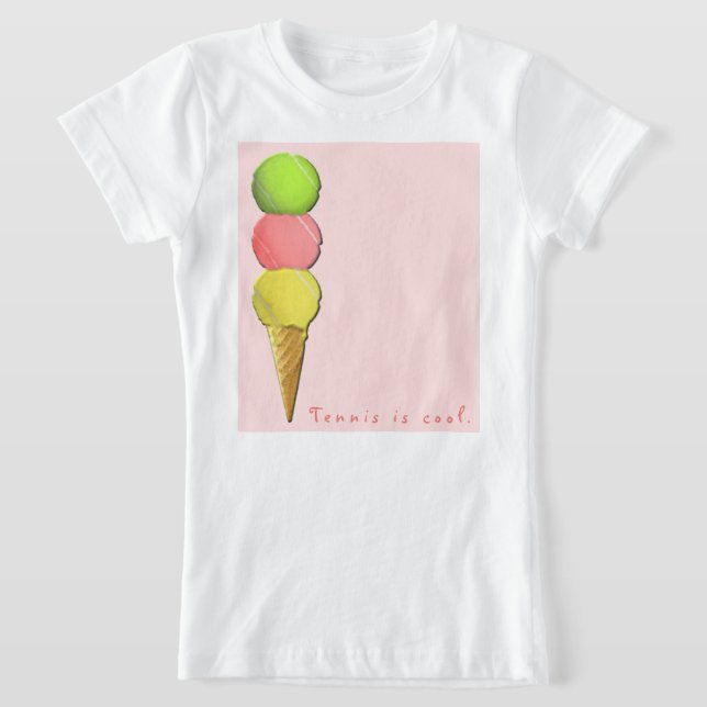 Tennis Humor T Shirt (Laydown)
