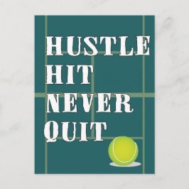 Tennis Hustle Vykort