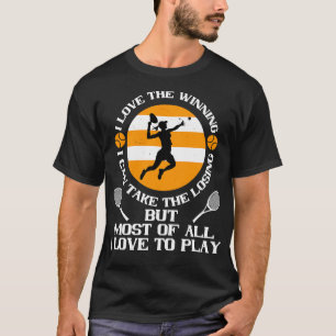 Tennis I Kärlek Winning I Kärlek To Play T Shirt