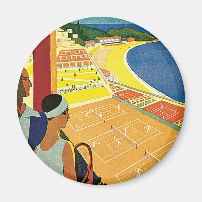 Tennis i Monte Carlo Magnet (Framsidan)