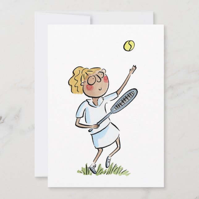 Tennis Inbjudningar (Framsida)