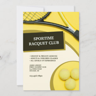 Tennis Inbjudningar