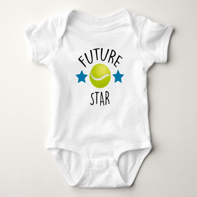 Tennis Infant Bodydräkt, Tennis Gift T Shirt (Framsida)