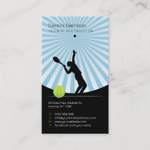 Tennis Instructor PROFESSIONELL Visitkort