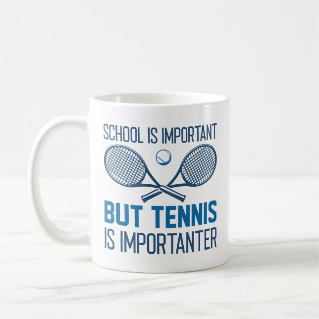 Tennis is Importanter Kaffemugg (Vänster)