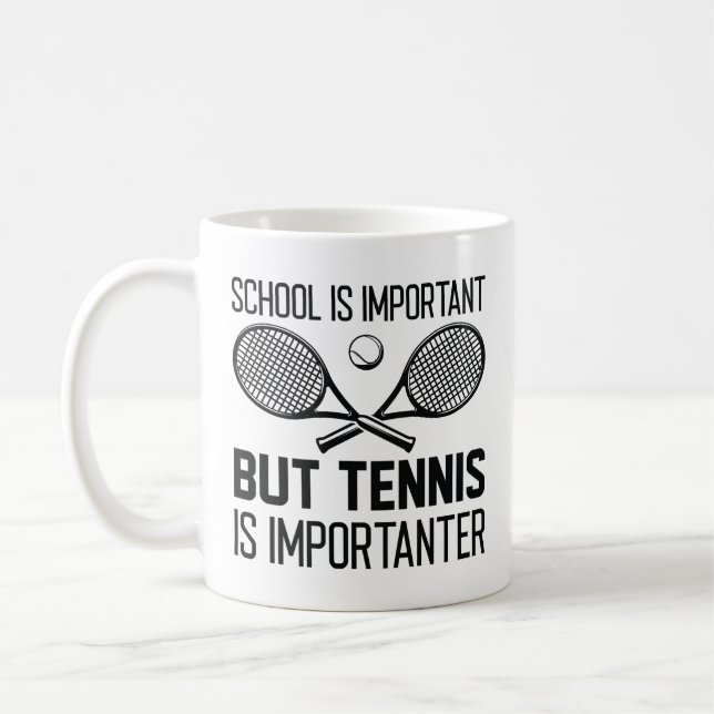 Tennis is Importanter Kaffemugg (Vänster)