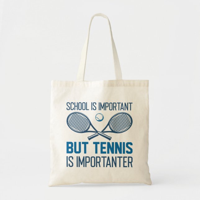 Tennis is Importanter Tygkasse (Framsidan)
