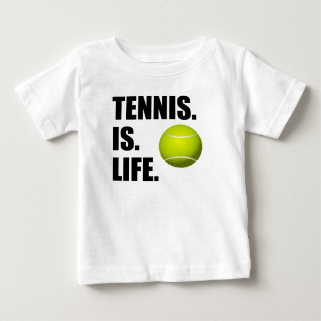 Tennis Is Life T Shirt (Framsida)