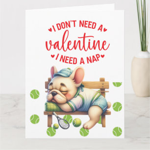 TENNIS Jag behöver inte en Alla hjärtans dag Kort