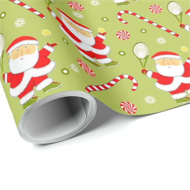 Tennis jul Helgdag Gift Presentpapper (Rullad Hörn)