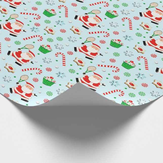 Tennis jul Helgdag Gift Wrapping Papper Presentpapper (Hörn)