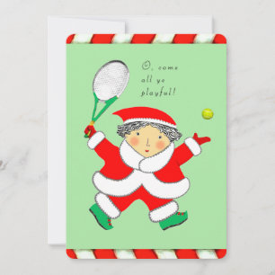 Tennis jul julkort