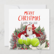 Tennis-jul med Jultomten