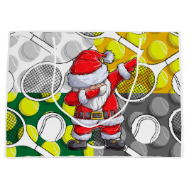 Tennis-jul med Jultomten och racket