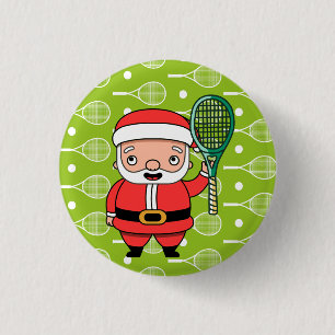 Tennis-jul med Jultomten på Bollar Party Knapp