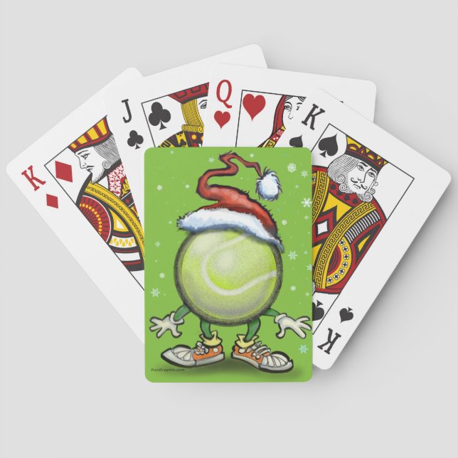 Tennis jul spel kort (Baksidan)
