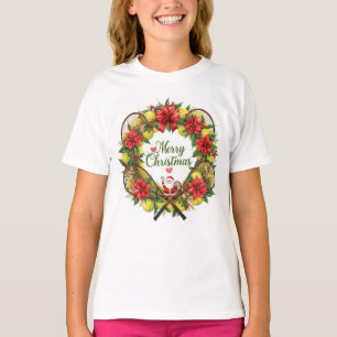 Tennis jul tema med Tomte T Shirt