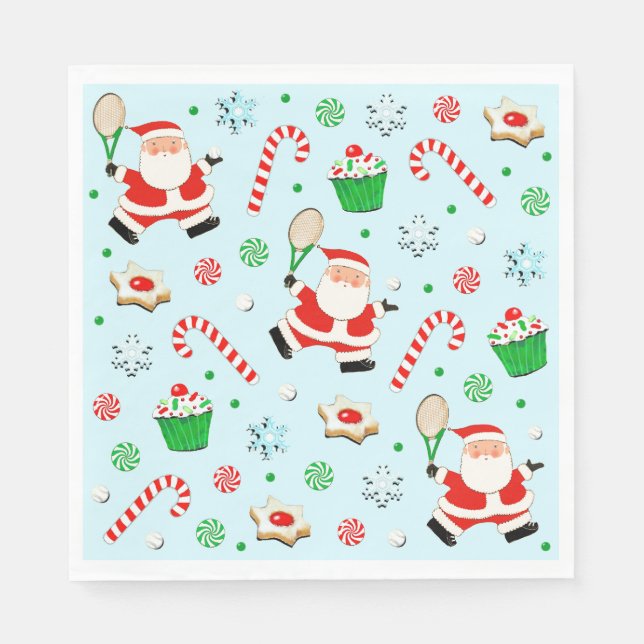 Tennis Julfest Pappersservett (Framsidan)