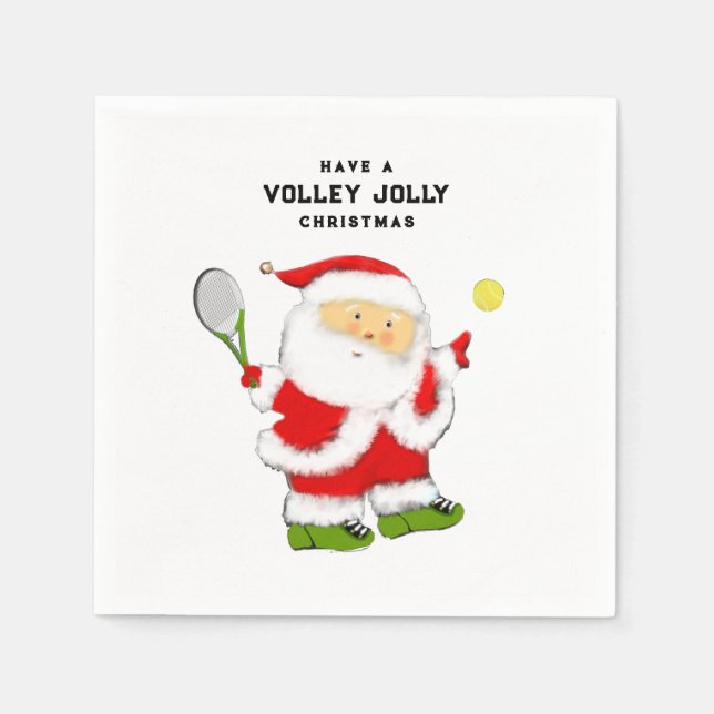 Tennis Julfest Pappersservett (Framsidan)