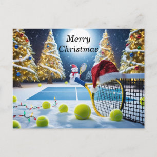 Tennis julfestsraket helg vykort
