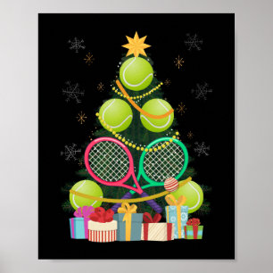 Tennis Julgran Tennis Player Tennis Coach Poster