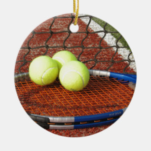 Tennis Julgransprydnad Keramik