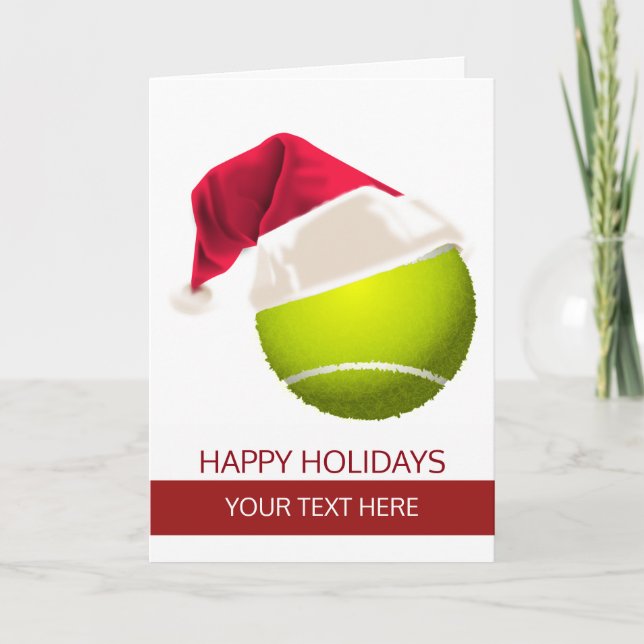 tennis Julhälsningskort Helgkort (Framsida)