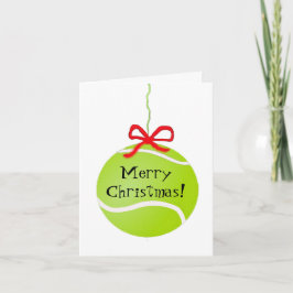 Tennis julklapp för prydnadsföremål helgkort