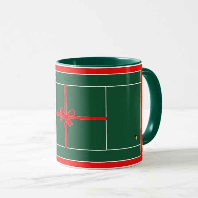 Tennis julpresent mugg (Framsida höger)