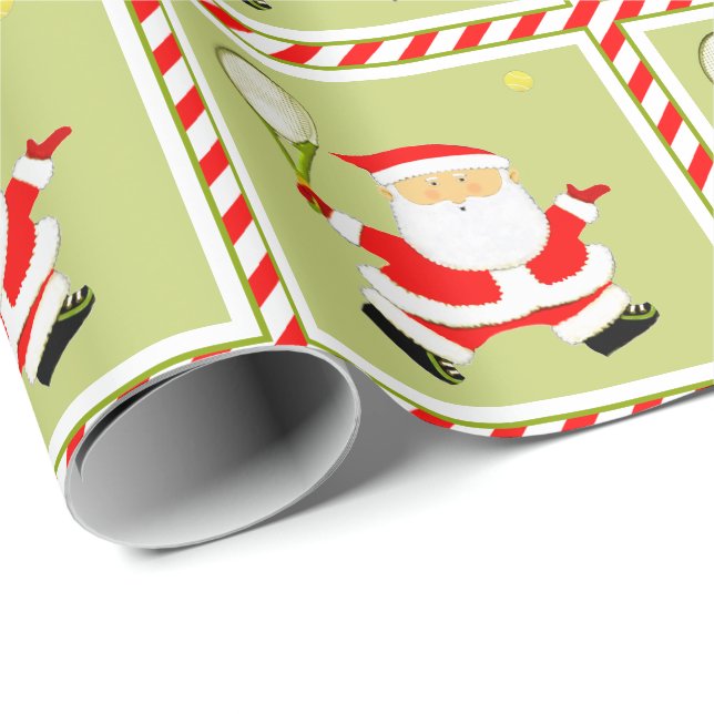 Tennis julpresent presentpapper (Rullad Hörn)