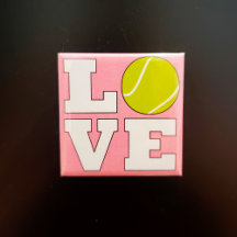 Tennis Kärlek Anpassningsbar Färg Magnet for Tenni