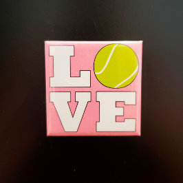 Tennis Kärlek Anpassningsbar Färg Magnet for Tenni