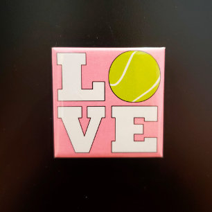 Tennis Kärlek Anpassningsbar Färg Magnet for Tenni