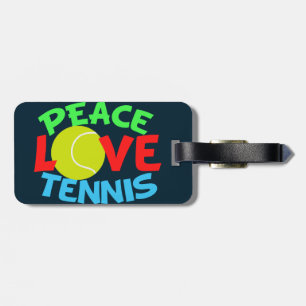 Tennis Kärlek Blue Bagagebricka