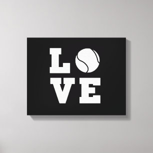Tennis Kärlek Canvastryck