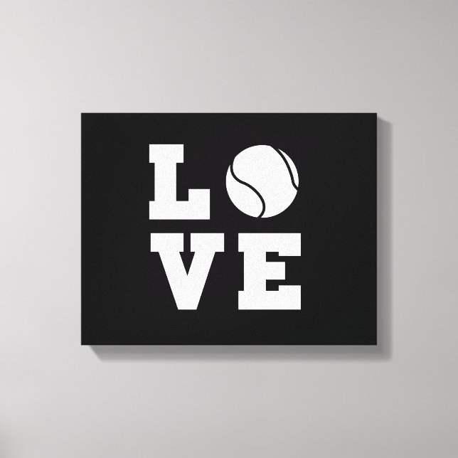 Tennis Kärlek Canvastryck (Framsida)