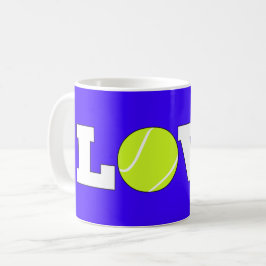 Tennis KÄRLEK Coffee Mugg For Tennis Player or Coa