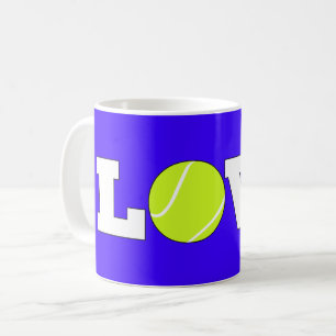 Tennis KÄRLEK Coffee Mugg For Tennis Player or Coa