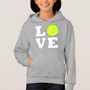 Tennis KÄRLEK Cute Girls Tennis Player eller Fläkt T Shirt