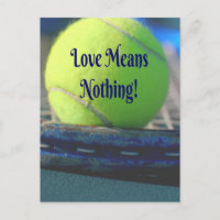 Tennis Kärlek Elak Ingenting! Motivational Funny
