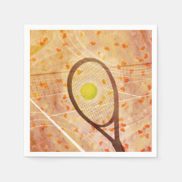 Tennis Kärlek Pappersservett