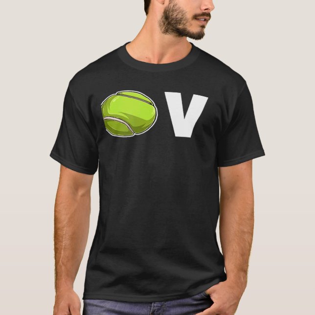 Tennis Kärlek Player Professionell Trainer Tennis  T Shirt (Framsida)