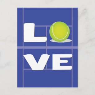 Tennis KÄRLEK Vykort